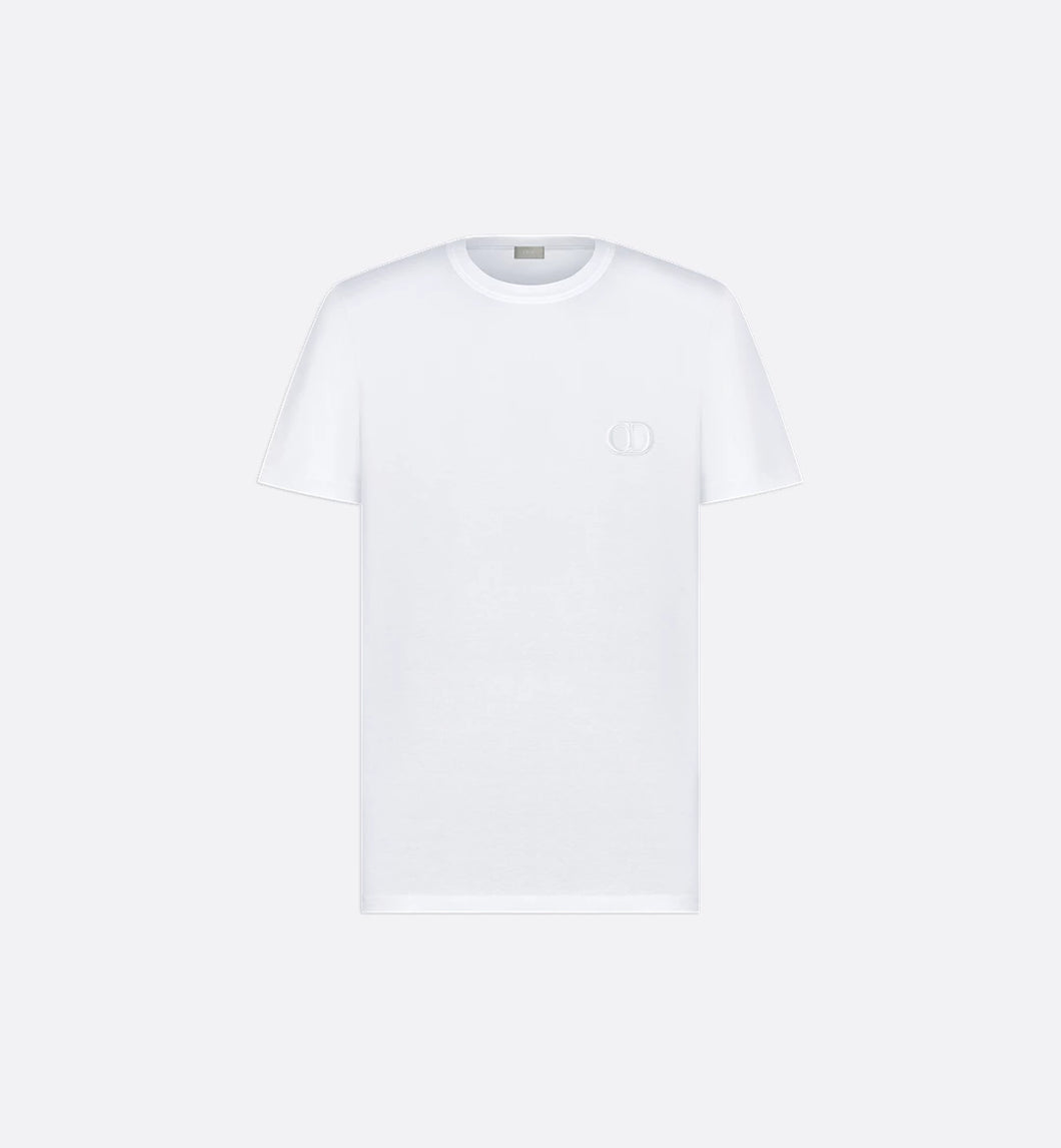 Dior CD Icon Slim Fit T-Shirt In White