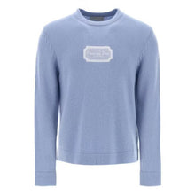 Load image into Gallery viewer, Dior Cashmere Embroidered Sweatshirt In Baby Blue
