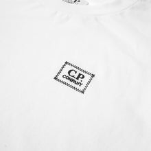 Load image into Gallery viewer, Cp Company Small Stitch Logo T-Shirt 048 In White
