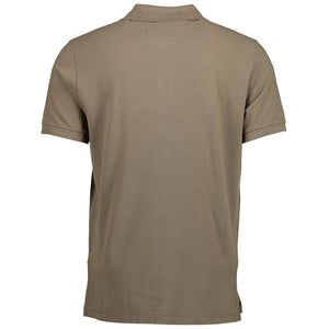 Cp Company Slim Fit Polo Shirt 098A Butternut Brown