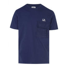 Load image into Gallery viewer, Cp Company Pocket Logo T-Shirt 315A Medieval Blue
