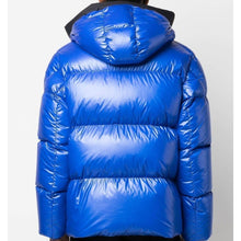 Load image into Gallery viewer, Moncler Damavand Padded Short Down Jacket in Blue
