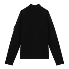 Load image into Gallery viewer, Stone Island Light Knit Roll Neck Sweatshirt 525C4 Black
