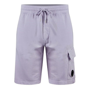 Cp Company Light Fleece Lens Shorts in Cosmic Sky (Pre-Order: Due Approx. 28th Feb)