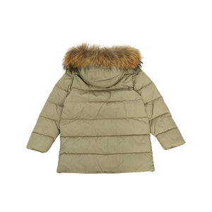 Cp Company Junior M.t.t.n Down Goggle Parka Jacket in Silver Sage