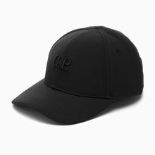 Load image into Gallery viewer, Cp Company Cotton Big Logo Baseball Cap In Black (Pre-Order: Due Approx. 28th Feb)
