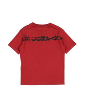 Load image into Gallery viewer, Cp Company Junior Horizontal Logo T-Shirt In Red
