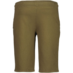 Cp Company Junior Light Fleece Mixed Lens Shorts In Ivy Green