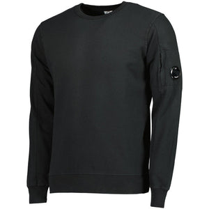 Cp Company Junior Light Fleece Lens Sweatshirt In Black