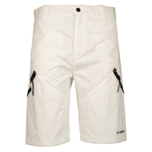 Load image into Gallery viewer, Cp Company Rip-Stop Cargo Bermuda Shorts In White
