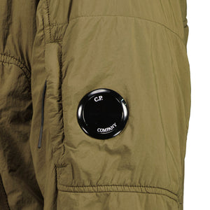 Cp Company G.D.P Lens Polartec Jacket In Ivy Green