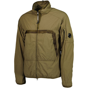 Cp Company G.D.P Lens Polartec Jacket In Ivy Green