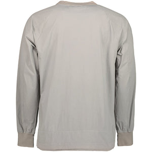 Cp Company Dyshell Overhead Sweatshirt In Griffin Grey