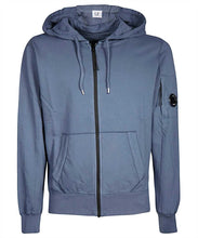 Load image into Gallery viewer, Cp Company Junior Light Fleece Zip Lens Hoodie In Infinity Blue
