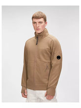 Load image into Gallery viewer, Cp Company Polo Collar Full Zip In Lead Grey
