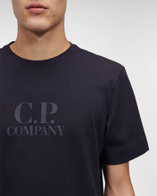 Load image into Gallery viewer, Cp Company Tonal Logo T-Shirt In Black
