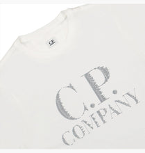 Load image into Gallery viewer, Cp Company Large Logo T-Shirt In White
