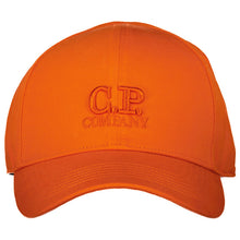 Load image into Gallery viewer, Cp Company Chrome-R Embroidered Logo Cap In Harvest Pumpkin
