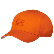 Load image into Gallery viewer, Cp Company Chrome-R Embroidered Logo Cap In Harvest Pumpkin
