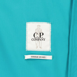 Cp Company Goggle Soft Shell Jacket In Tile Blue