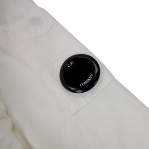 Cp Company Gabardine Lens Shirt In White