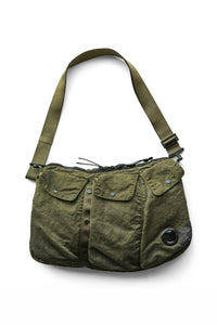 Cp Company Nylon B Lens Cross Bodybag In Ivy Green