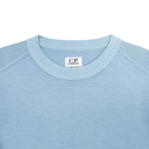 Cp Company Junior Fine Wool Knit In Blue 051