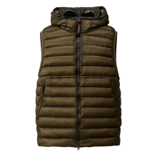 Load image into Gallery viewer, Cp Company D.D Shell Down Gilet In Butternut Brown
