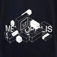 Load image into Gallery viewer, Cp Company Metropolis Box Logo T-Shirt Navy
