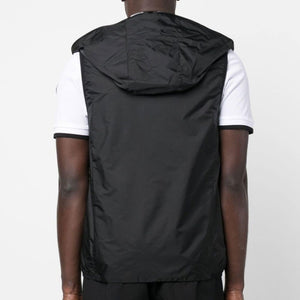 Moncler Pakito Lightweight Gilet In Black