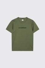 Load image into Gallery viewer, Cp Company Mercerized Jersey 30/2 Logo T-Shirt In Bronze Green
