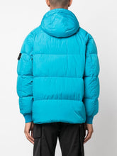 Load image into Gallery viewer, Stone Island Garment Dyed Crinkle Reps R-Ny Down Jacket In Avio Blue
