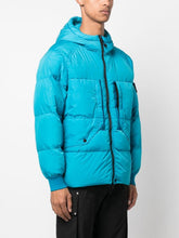 Load image into Gallery viewer, Stone Island Garment Dyed Crinkle Reps R-Ny Down Jacket In Avio Blue
