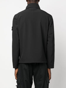 Stone Island Soft Shell-R E.Dye Jacket Black