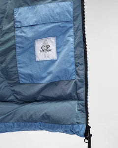 Cp Company Chrome R Padded Down Jacket in Riviera Blue