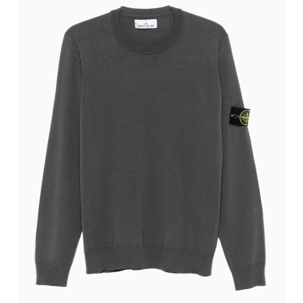 Stone Island RWS Light Knit Sweatshirt in Dark Grey