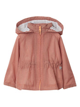 Load image into Gallery viewer, Burberry Junior Girls Checked Jacket In Coral
