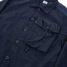 Load image into Gallery viewer, Cp Company Taylon P Button Up Overshirt in Navy
