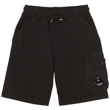 Load image into Gallery viewer, Cp Company Junior Mixed Lens Shorts In Black
