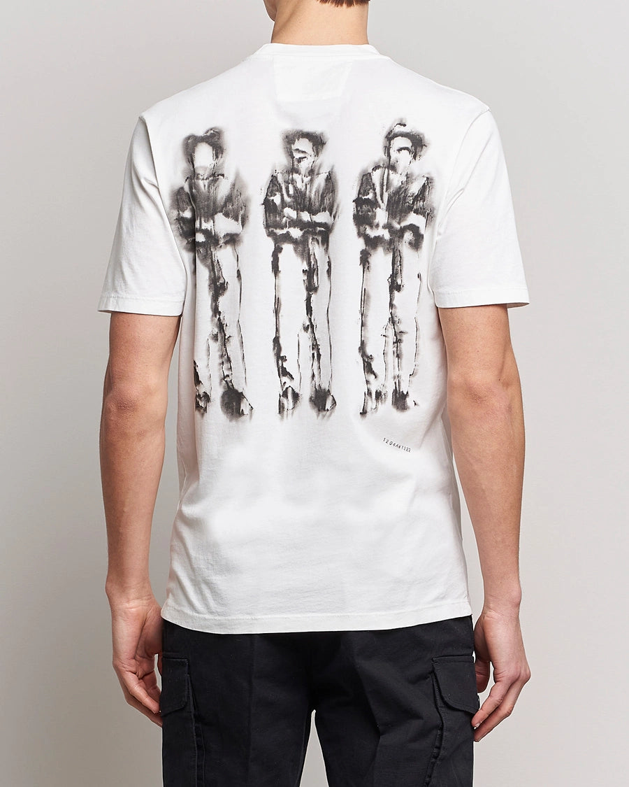 Cp Company Trio Of Silouettes T-Shirt In White