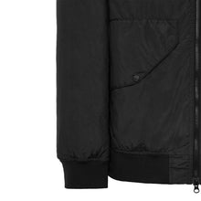 Load image into Gallery viewer, Stone Island Garment Dyed Crinkle Reps R-Ny Primaloft Bomber Jacket in Black
