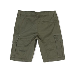 Cp Company Junior Lens Cargo Shorts in Bronze Green