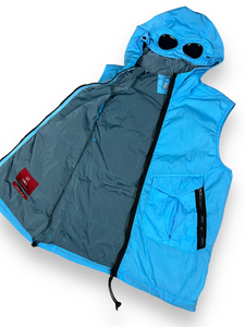 CP Company Junior CR-L Goggle Gilet in Sky Blue