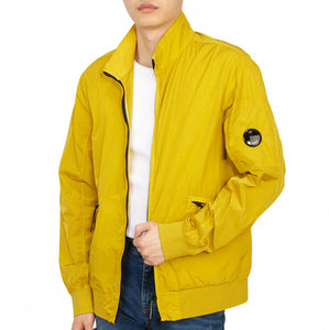 Cp Company Chrome-R Lens Bomber Jacket In Golden Nugget