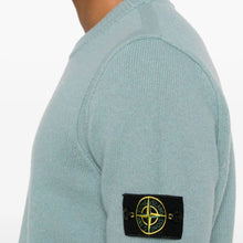 Load image into Gallery viewer, Stone Island Knit Wool Sweatshirt 508A3 Grig Verd
