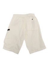 Load image into Gallery viewer, Cp Company Junior Stretch Gabardine Bermuda Cargo Shorts White
