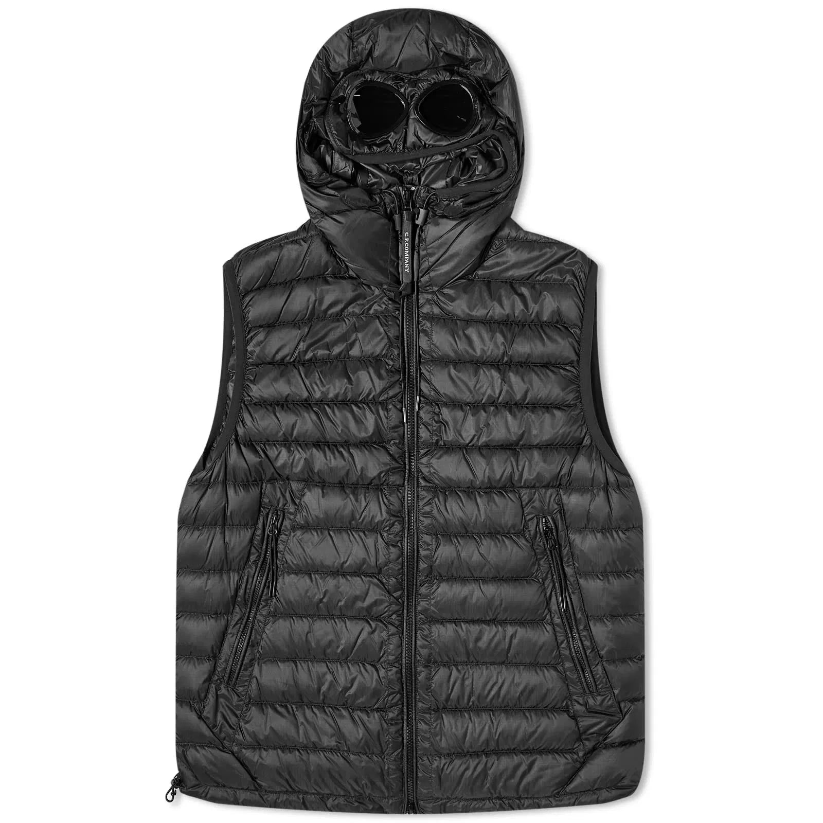 Cp Company D.D Shell Down Gilet In Black TET Clothing