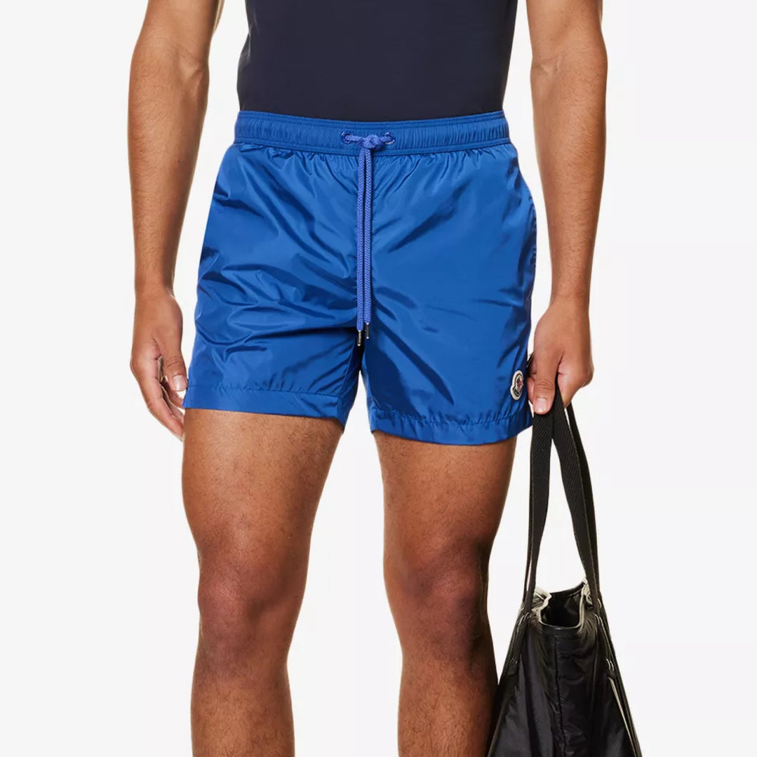 Moncler Boxer Mare Swimshorts In Blue