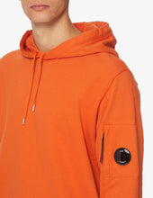 Load image into Gallery viewer, Cp Company Light Fleece Lens Overhead Hoodie In Harvest Pumpkin (Pre-Order: Due Approx. 28th Feb)
