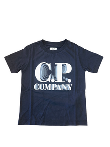 Cp Company Graphic Logo T-Shirt 065 In Navy